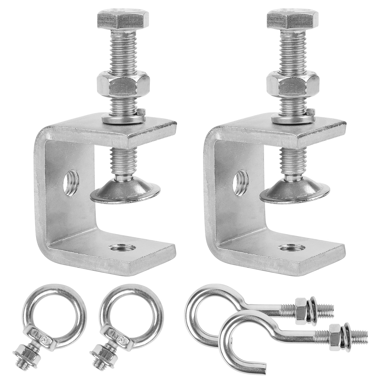 Zaciski C, wysokowydajny zacisk C, zacisk C, zacisk nośny ze stali nierdzewnej Heavy Duty, zacisk śrubowy, uchwyt zaciskowy, śruba zaciskowa, osprzęt do obróbki drewna dla prac w drewnie, spawania i