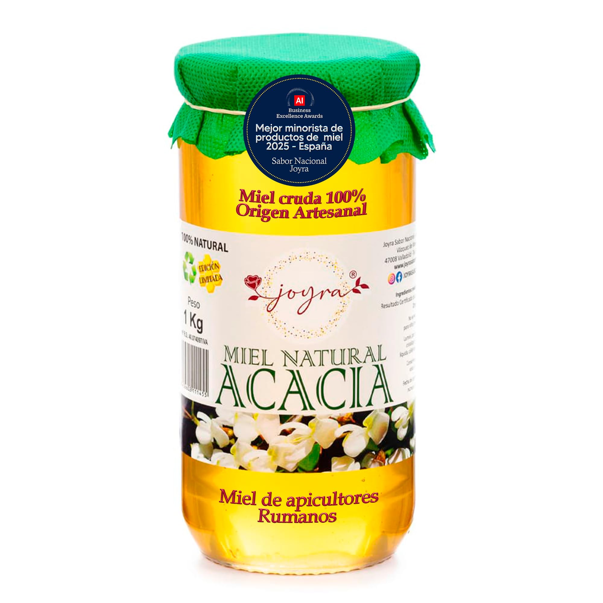 Miel Cruda, 100% MIel Pura de Abeja. Natural y Artesanal. 27 Variedades de sabores, APICULTURA ESPAÑOLA. Sin Pasteurizar, conservan Polen, Enzimas y Antioxidantes. (1 KG, Miel de Eucalipto) — view 26