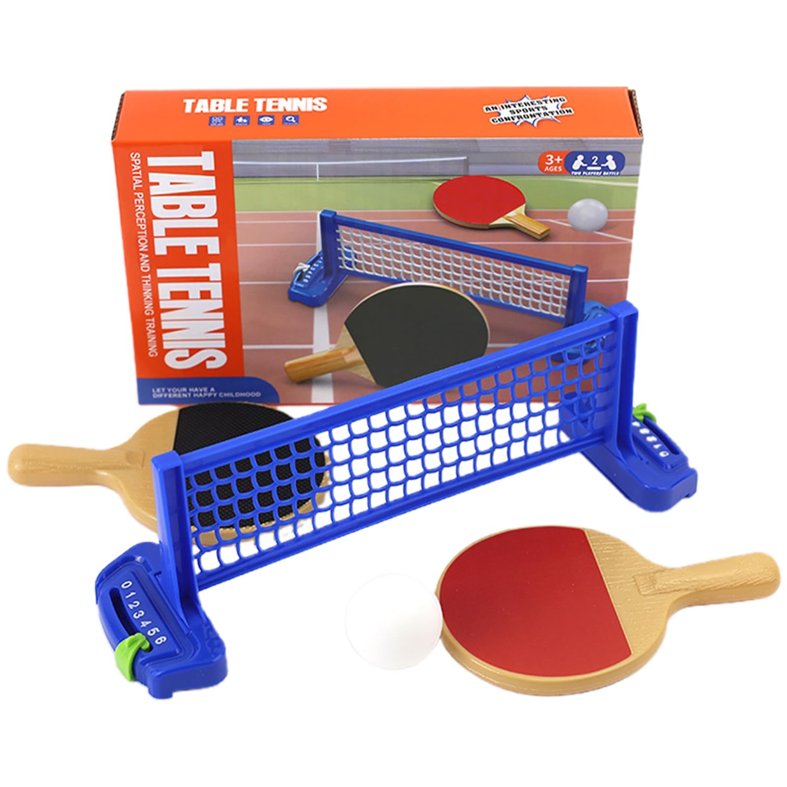 Set Gioco Tennis Tavolo,Gioco Sportivo Con Pallina Da Tavolo | Gioco Interattivo Per Adulti Adolescenti Famiglia Feste Viaggio Casa Scuola Compleanno Intrattenimento Indoor