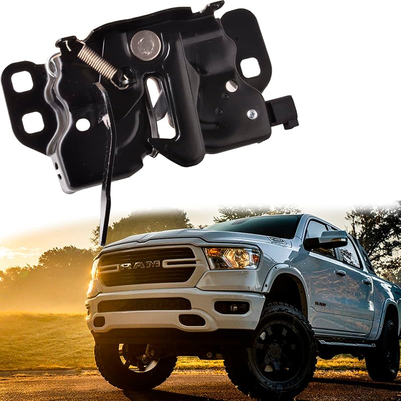 Fechadura da trava do capô dianteiro unikpas YL-DL347 para Ram 1500 e Ram 2500 – 1 unidade