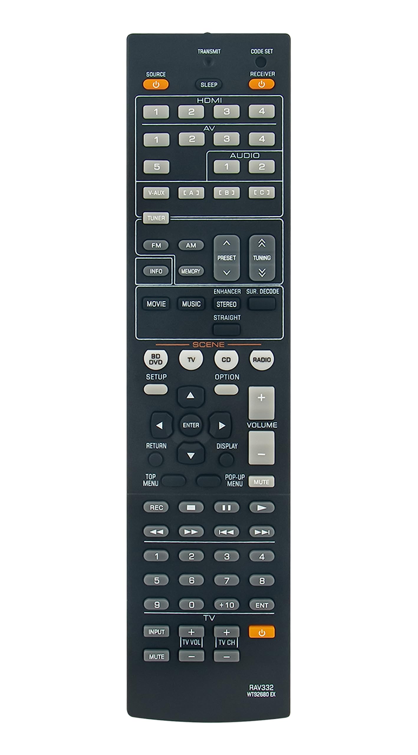Amazon.com: RAV332 WT92680EX Replace Remote Control Compatible
