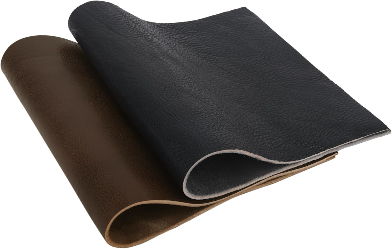 Veg Tan Full Grain Leather Cowhide Pre-Cut Pieces 8-9 oz. (3.5mm) - Tooling Leather Hide - Vegetable Tanned Leather for Tooling, Carving, Molding, Dyeing (Black-Veg Tanned, 12"x12")