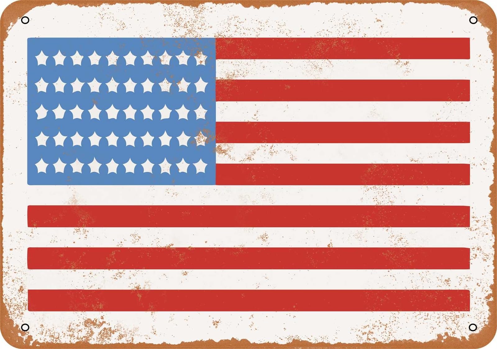 Miaomansenstore Metal Sign - Flag - Vintage Look Home Decor