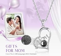 Vista 3 de NEWNOVE Rosa Roja Real "Te Amo Mamá" Regalo, Perfecto para el Día de la Madre, San Valentín, Cumpleaños