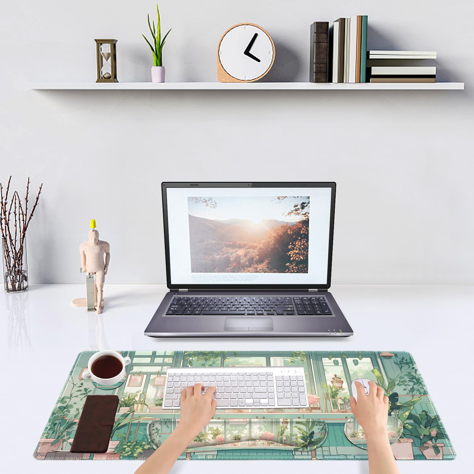 DINKY Mouse Pad & Wrist Rest Set - Ergonomic Comfort -4 DINKY Mouse Pad & Wrist Rest Set - Ergonomic Comfort -4