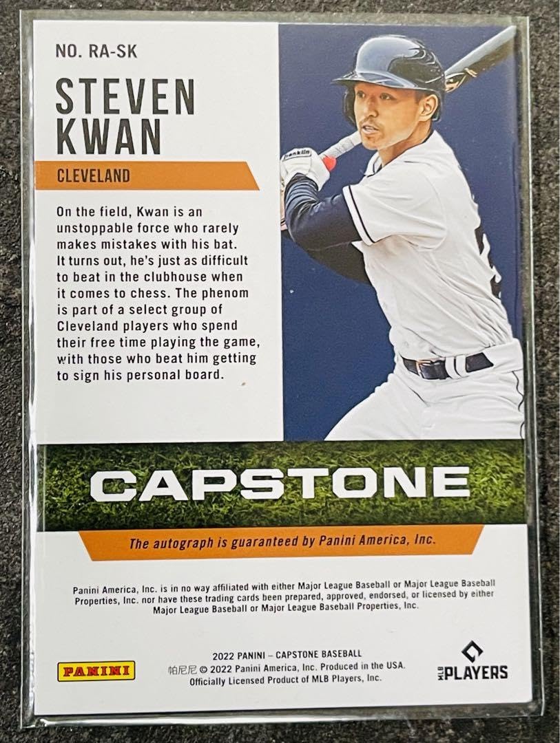 Amazon.co.jp: 大活躍 Steven Kwan 直筆サイン auto : おもちゃ