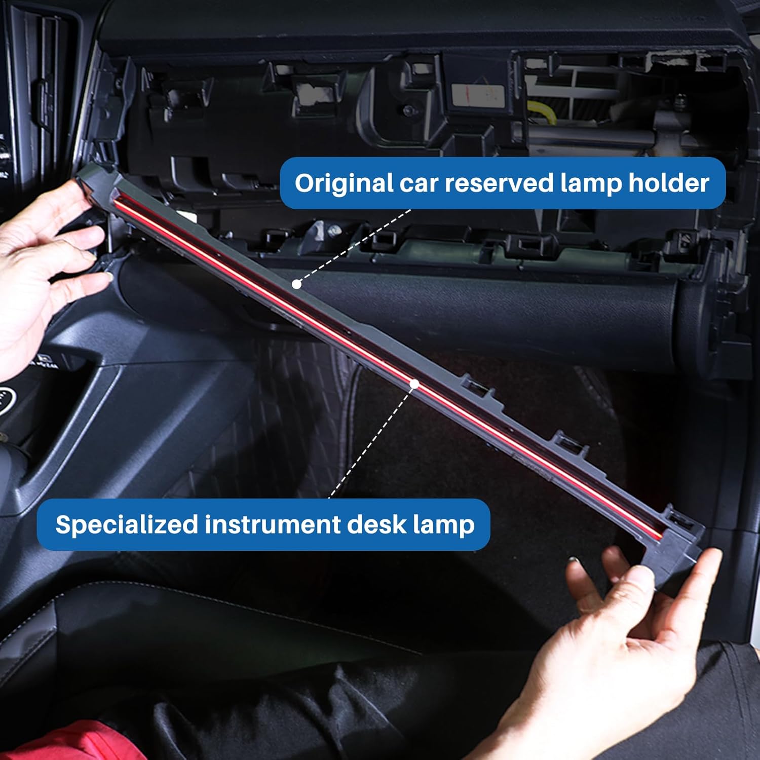 KUNGKIC Car LED Lights Interior for Subaru Crosstrek Impreza WRX Central Control Under Dash LED Lights LED Lights Car Accessories