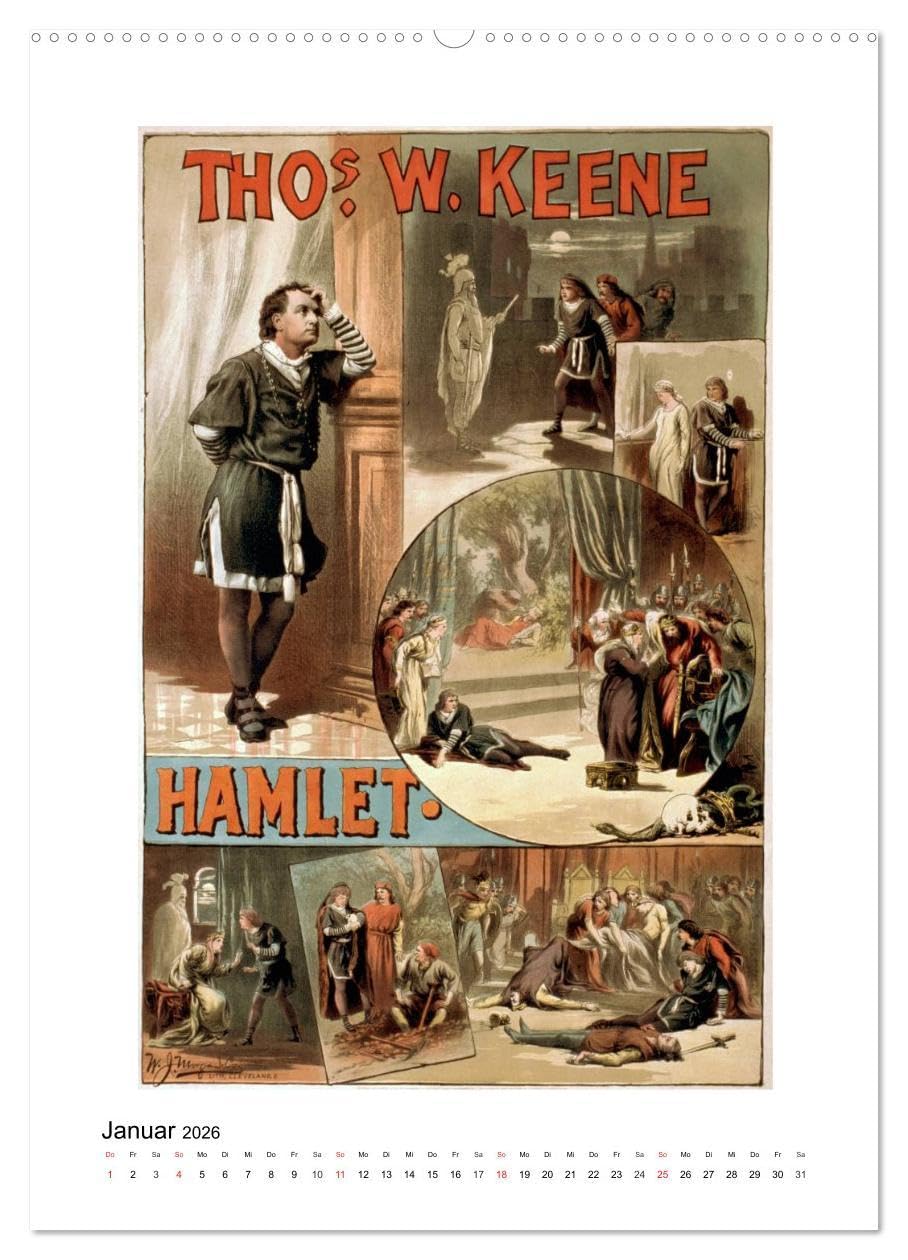 NOSTALGIE Poster aus Film, Theater und Werbung (hochwertiger Premium Wandkalender 2026 DIN A2 hoch), Kunstdruck in Hochglanz: Nostalgische Poster aus der guten alten Zeit (CALVENDO Kunst)