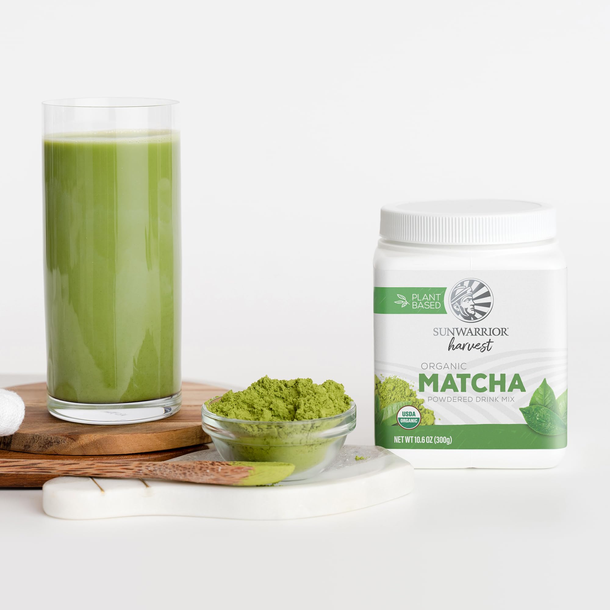 Organic Matcha Green Tea Powder Culinary Grade Matcha for Smoothies Baking Lattes Vegan Sugar Dairy Free 225 Servings — view 6