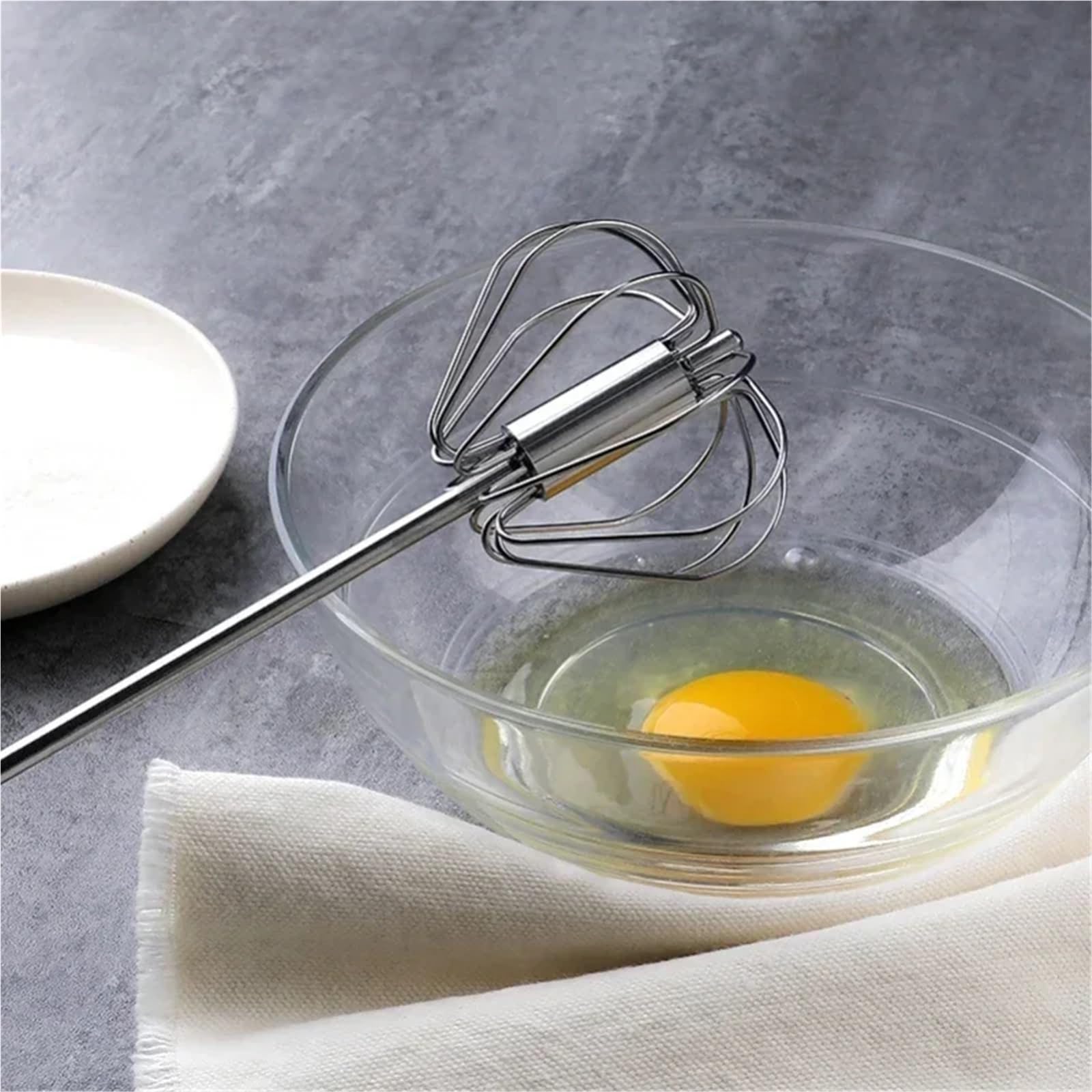 Batidor semiautomático a presión manual, batidor de huevos, accesorios cocina acero inoxidable, herramientas, utensilios crema giratorios automáticos, 3 uds para Mezclar