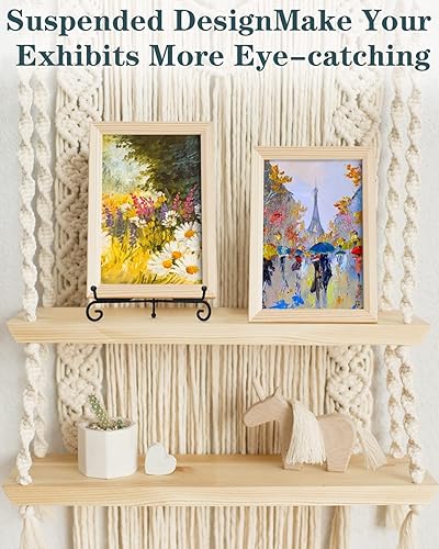 Miniatura 5 de Soporte de exhibición de hierro, 10 paquetes, soporte de placa de 10 pulgadas, soporte de fotos para exhibición, soporte de caballete plegable negro