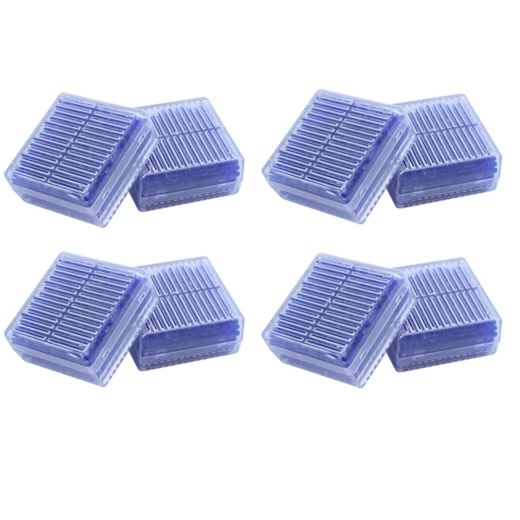 Vjsujehgy 8Pcs Blue Indicating Silica Gel Desiccant Moisture for Absorb Box Reusable