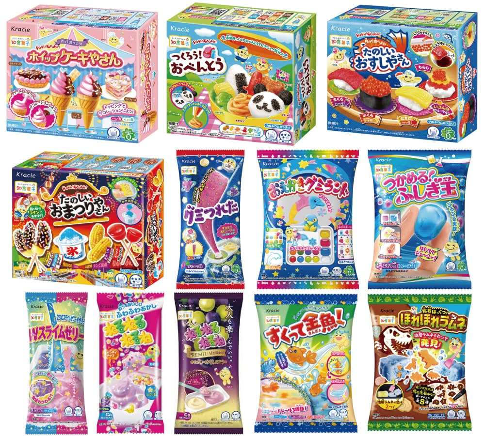 クラシエ　知育菓子　ポッピンクッキン　36個セット　まとめ売り Amazon.co.jp: 【クラシエ 知育菓子 バラエティ 12種セット】ポッピン