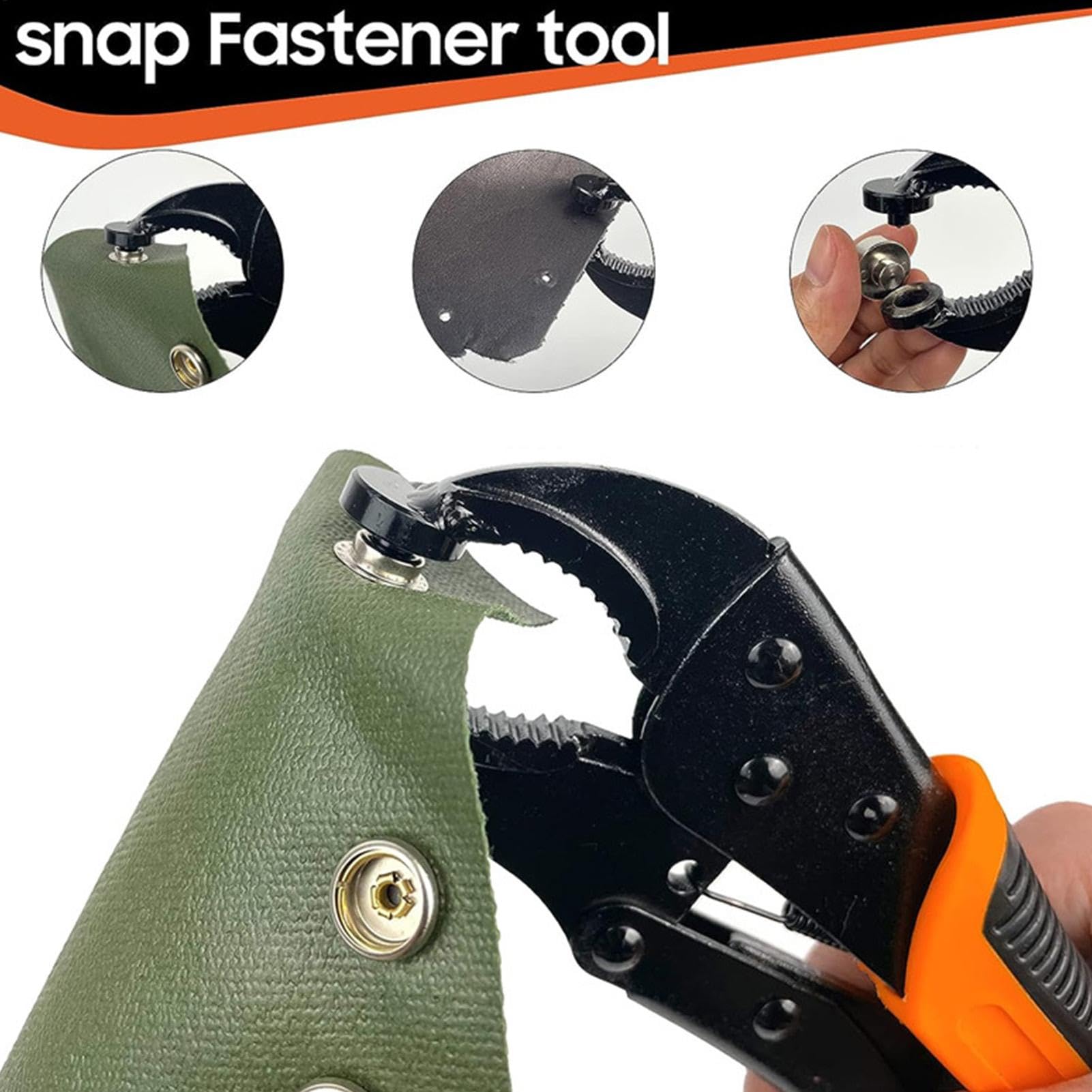 Zestaw narzędzi do zatrzasków Ręczne, Torba Magazynowa