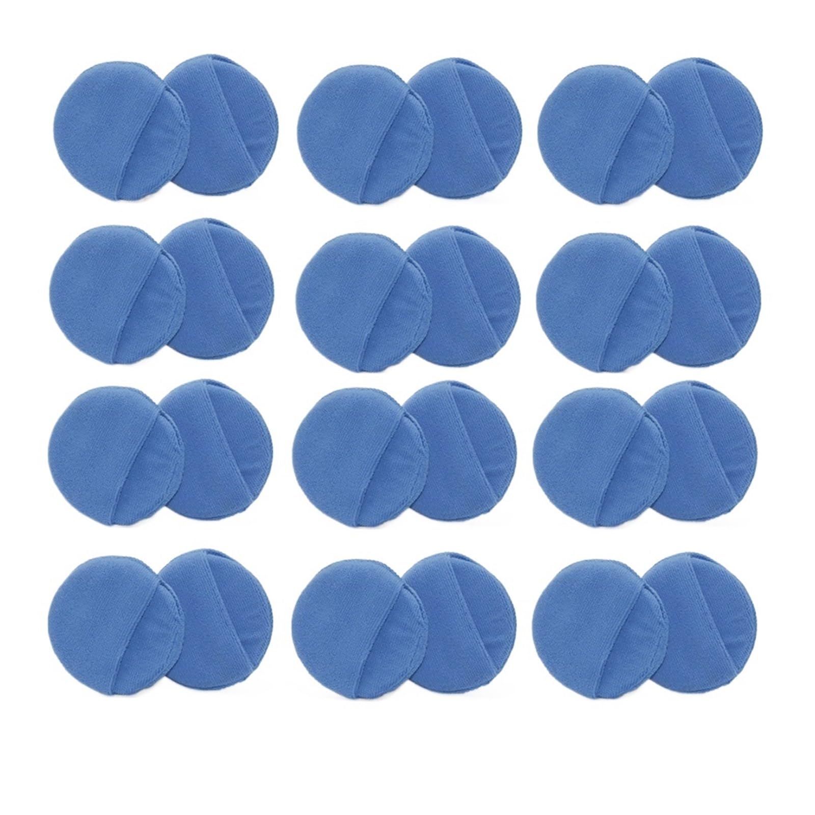 Compatible con 130 unidades de esponjas cera for coches 13 cm, limpiadoras, for accesorios vehículos, aplicador espuma, eliminador polvo, almohadilla pulido for el cuidado del automóvil y detallado