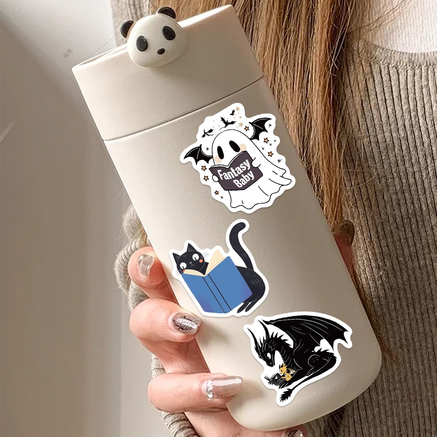 400Pcs Holographic Bookish Stickers for Kindle, Book Stickers Pack, Vinyl Waterproof Booktok Decals for Water Bottle Scrapbook Laptop Phone Ebook Journal - Image 7