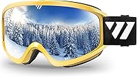 Vista 20 de WISTON OTG - Gafas de esquí y snowboard para hombres, mujeres y jóvenes, 100% protección UV W1