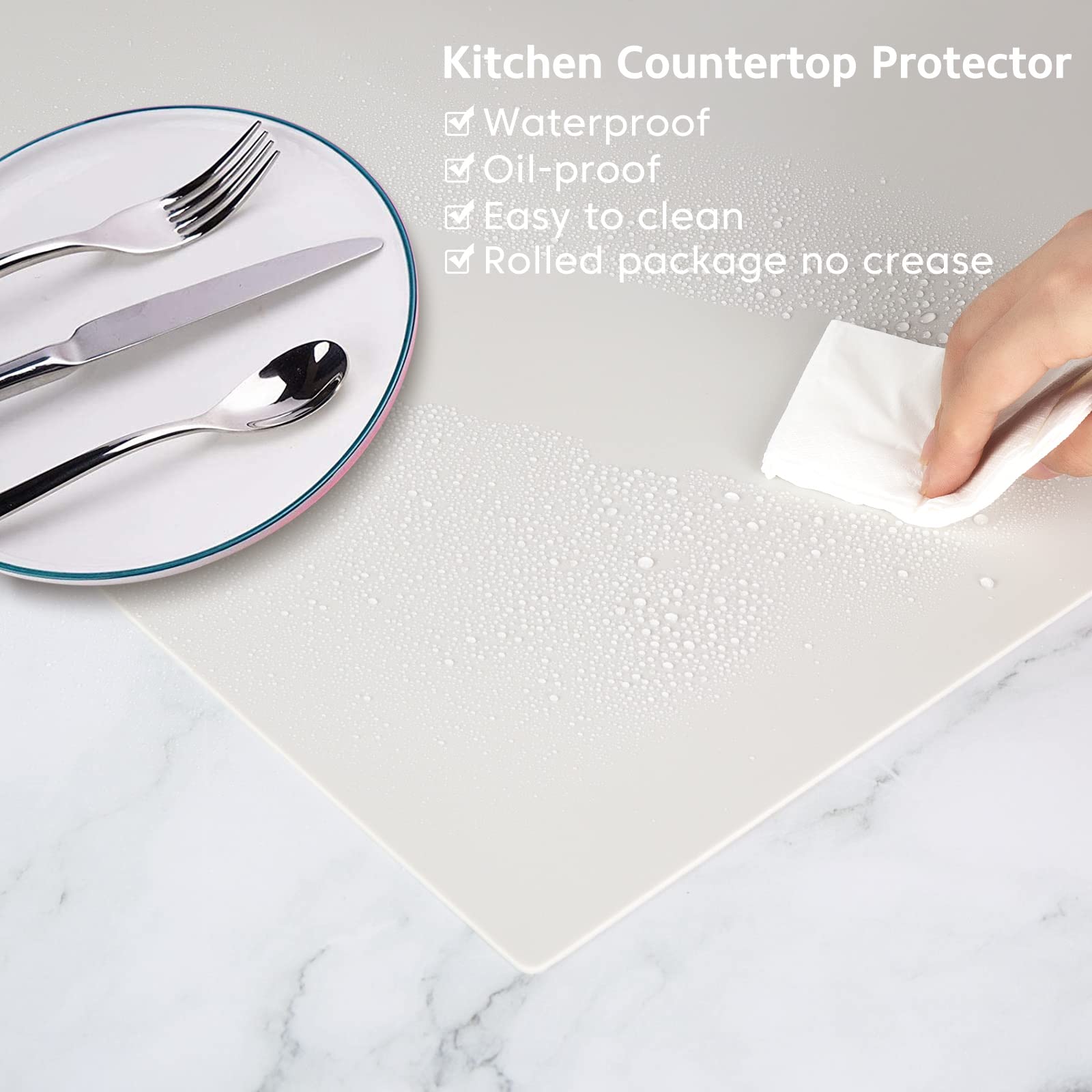 Silicone Mats for Kitchen Counter, Nonslip Silicone Mats for Crafts ...