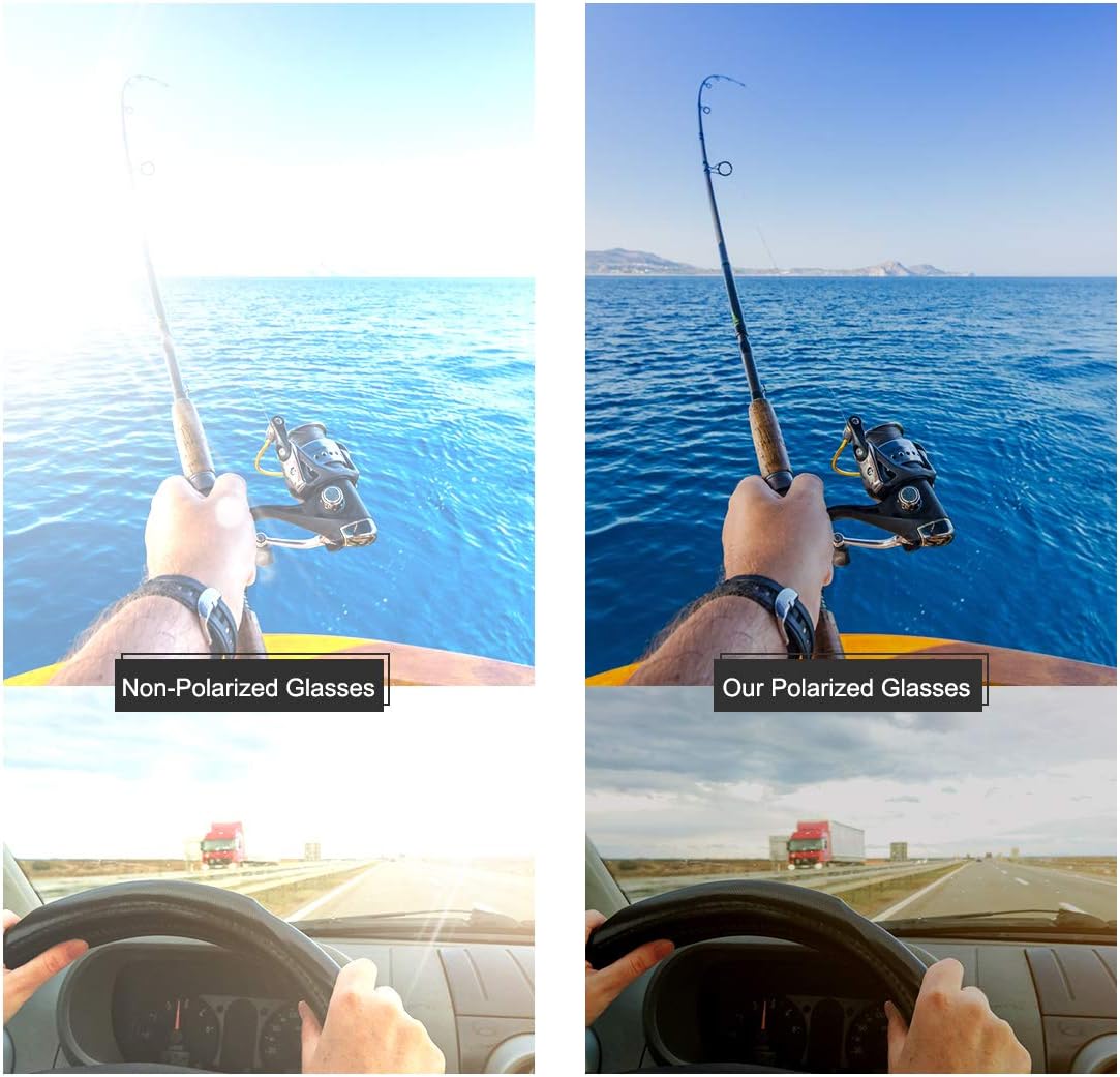 YIMI Polarized Photochromic Sunglasses for Men Women Outdoor Sports Driving Anti Glare UV400 Protection z87 Safety Glasses - Image 8