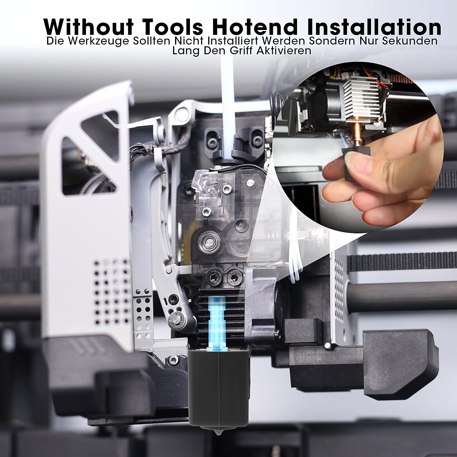 3D Drucker Hotend Upgrade Kit 0.4mm Düse E3D V5 Vyper (Neu (gemäss 3D Drucker Hotend Upgrade Kit 0.4mm Düse E3D V5 Vyper (Neu (gemäss