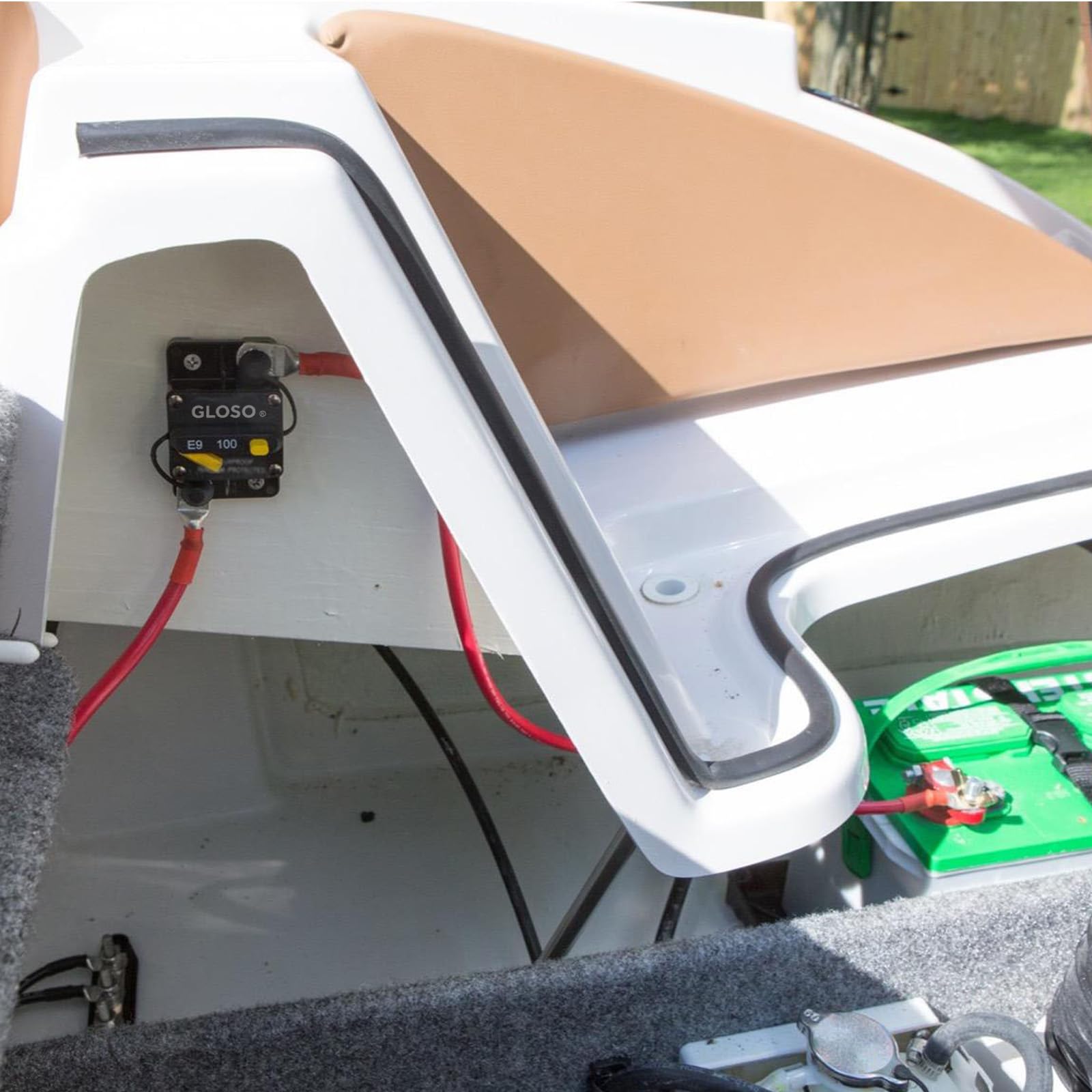 Gloso Disjoncteur Réinitialisation manuelle étanche Interrupteurs bateau voiture 120 AMP E99
