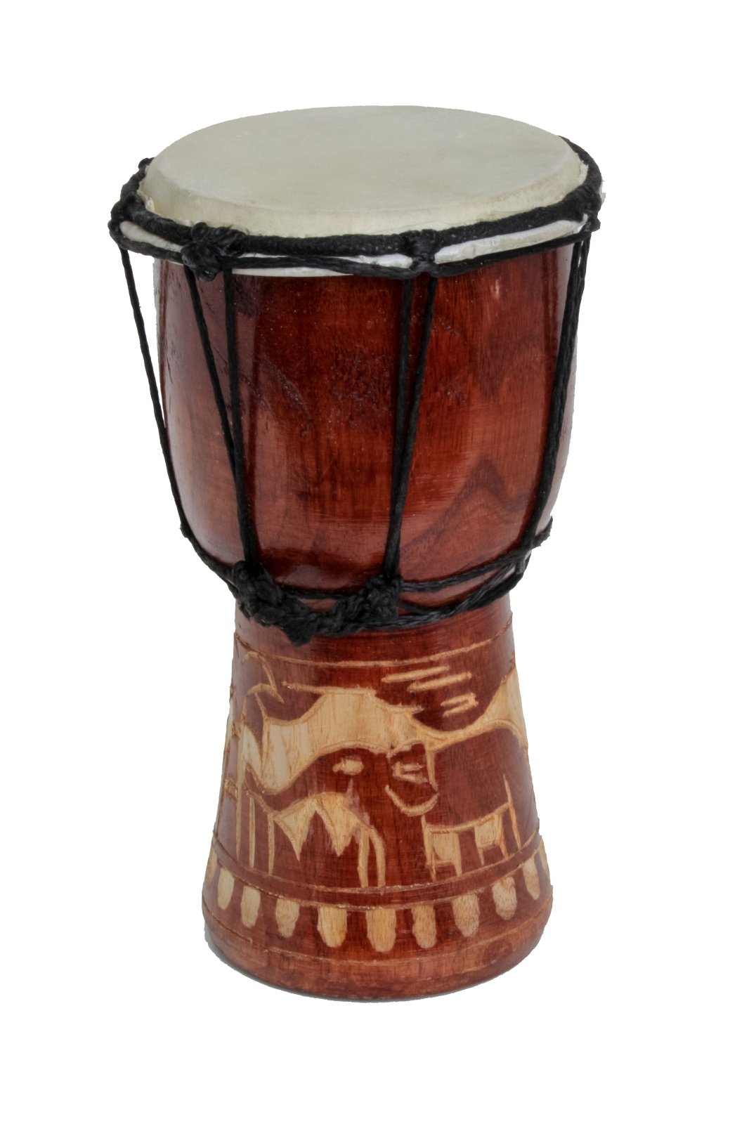 Tamburo djembe per bambini 15 cm 20 cm 25 cm 30 cm bongo elefante legno A2 taglia unica 20 cm Djembe Trommel Elefante Holz A2