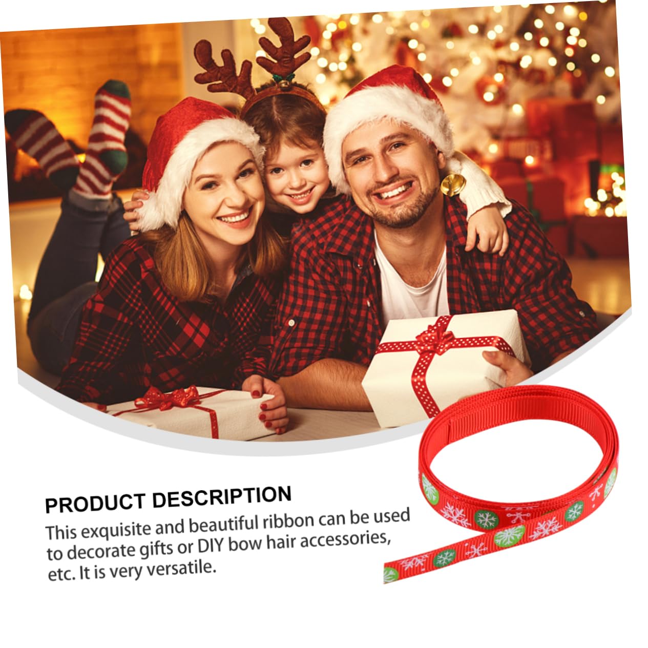 STOBOK 2 Sätze Geschenkband Weihnachtsband Diy Weihnachtsbaumbänder Dekorationen Bogen Basteln Ribbon Bandfeile Bandmaterial Selber Machen Weihnachtsdekorationsband Polyester 25 Stück * 2