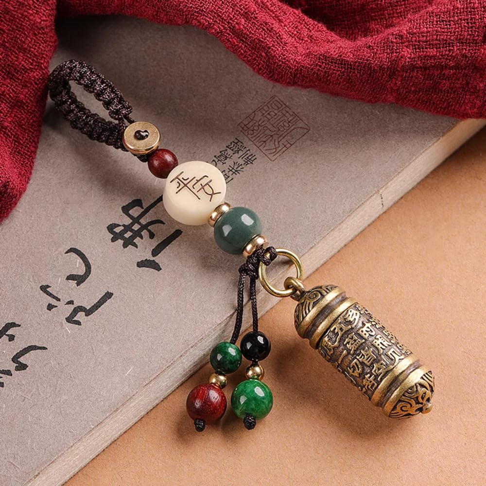 Reiki Simbolo Cho Ku Rei Portachiavi per Donna Uomo Acciaio inossidabile Colore oro Yoga Power Pendan Portachiavi Porta gioielli K3682S02