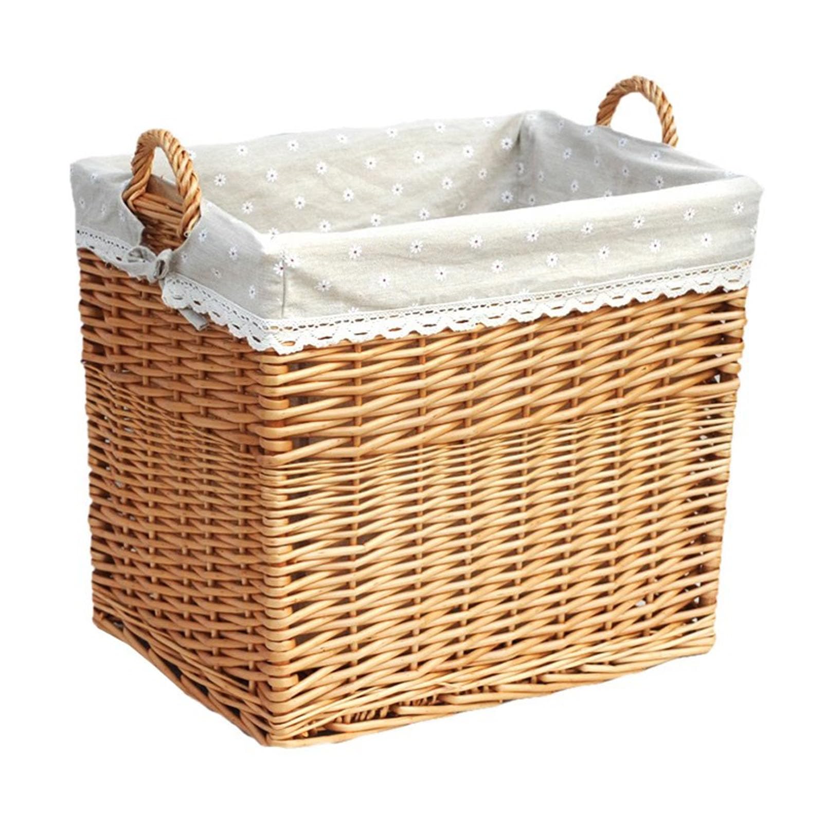 Large Dirty Clothes Basket, Dirty Clothes Basket, Rattan Dirty Clothes Storage Basket, Household Basket, Willow Laundry Basket, Toy Weaving Box