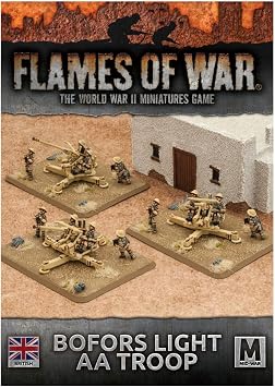 BBX36 Flames of War 15mm - Bofors Clair AA Troupe