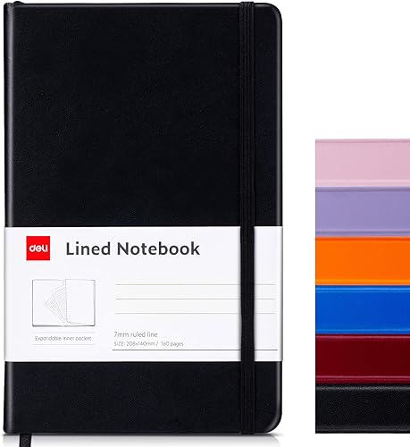 deli Cuaderno de diario, negro