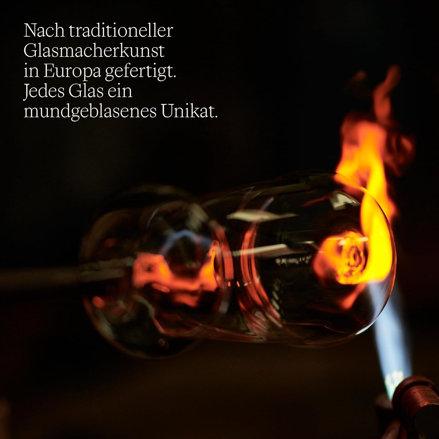 Josephinenhütte - JOSEPHINE No 5 - Water glasses - purely handmade - Set of 6