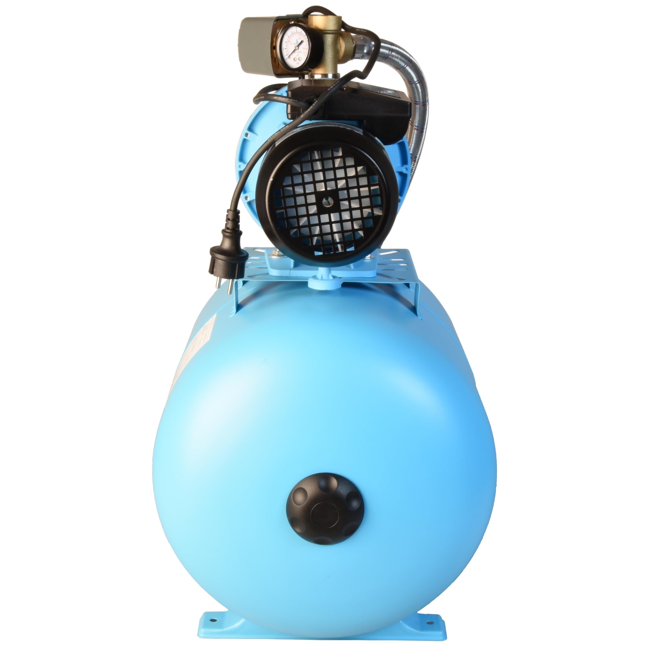 Groupe de surpression JX 1100 (1100 W, Débit max. 3600 l/h, Hauteur de refoulement 50 m, Pression 5 bar) - Pompe à Eau JX 1100 INOX avec Réservoir de Pression 50 L - pour Arrosage Pelouse, Jardin