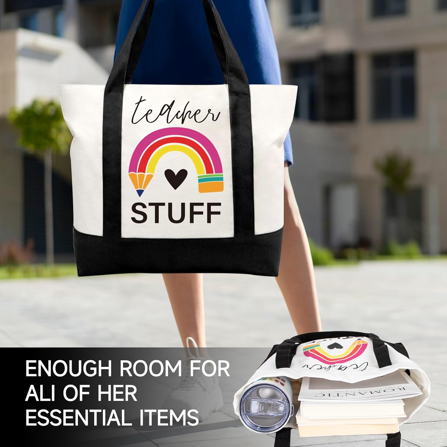 Teacher Appreciation Gifts - Gifts for Teachers with 20 OZ Wine Tumbler - Unique Teachers Birthday Thank You Gift Set - Christmas Teacher Gift for Women - Image 3