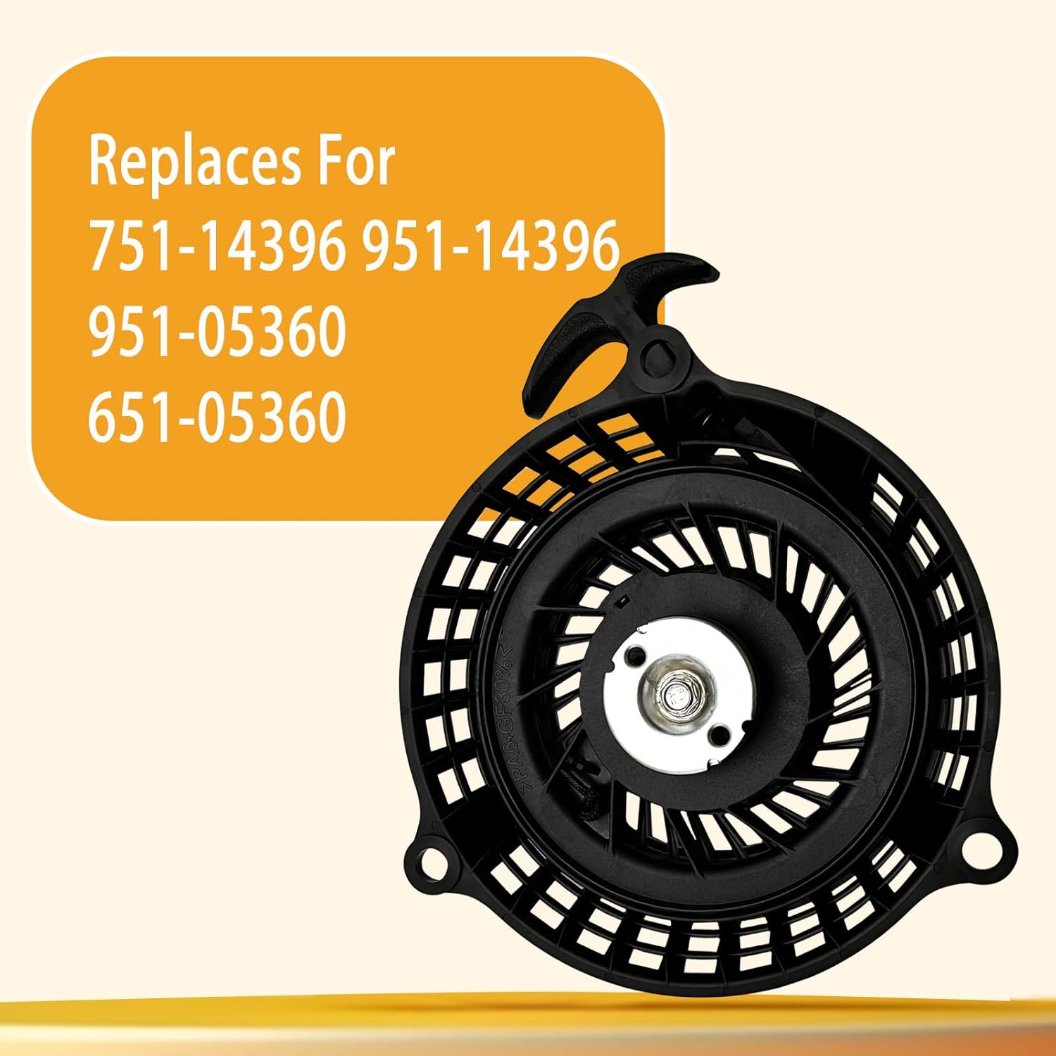 Huayi 951-14423 Carburetor and 951-14396 Recoil Starter Assembly Compatible with Cub Cadet, Troy Bilt, MTD Lawn Mowers