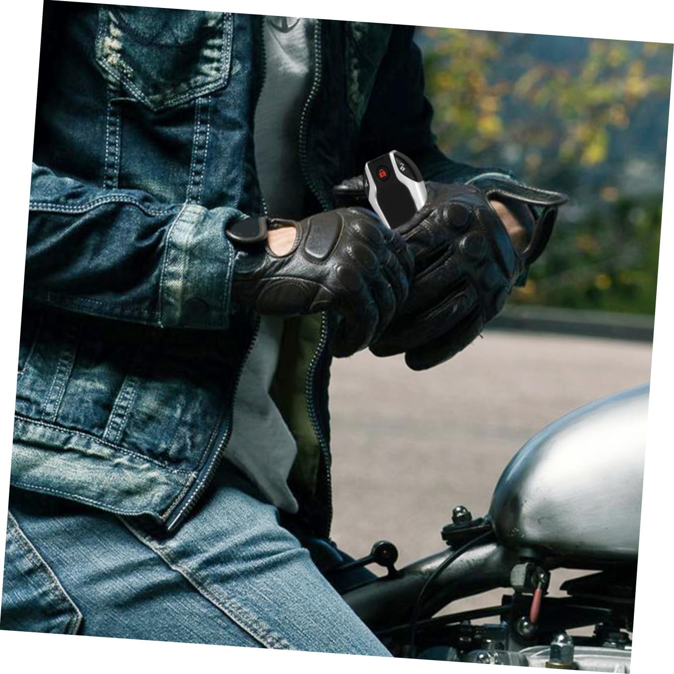Toyvian Allarme per Moto Avviamento Remoto 12v Kit Antifurto Atv Professionale Compatibile per Motociclette Funzione Sblocco Automatico e Segnalazione Sonora per Sicurezza Veicoli
