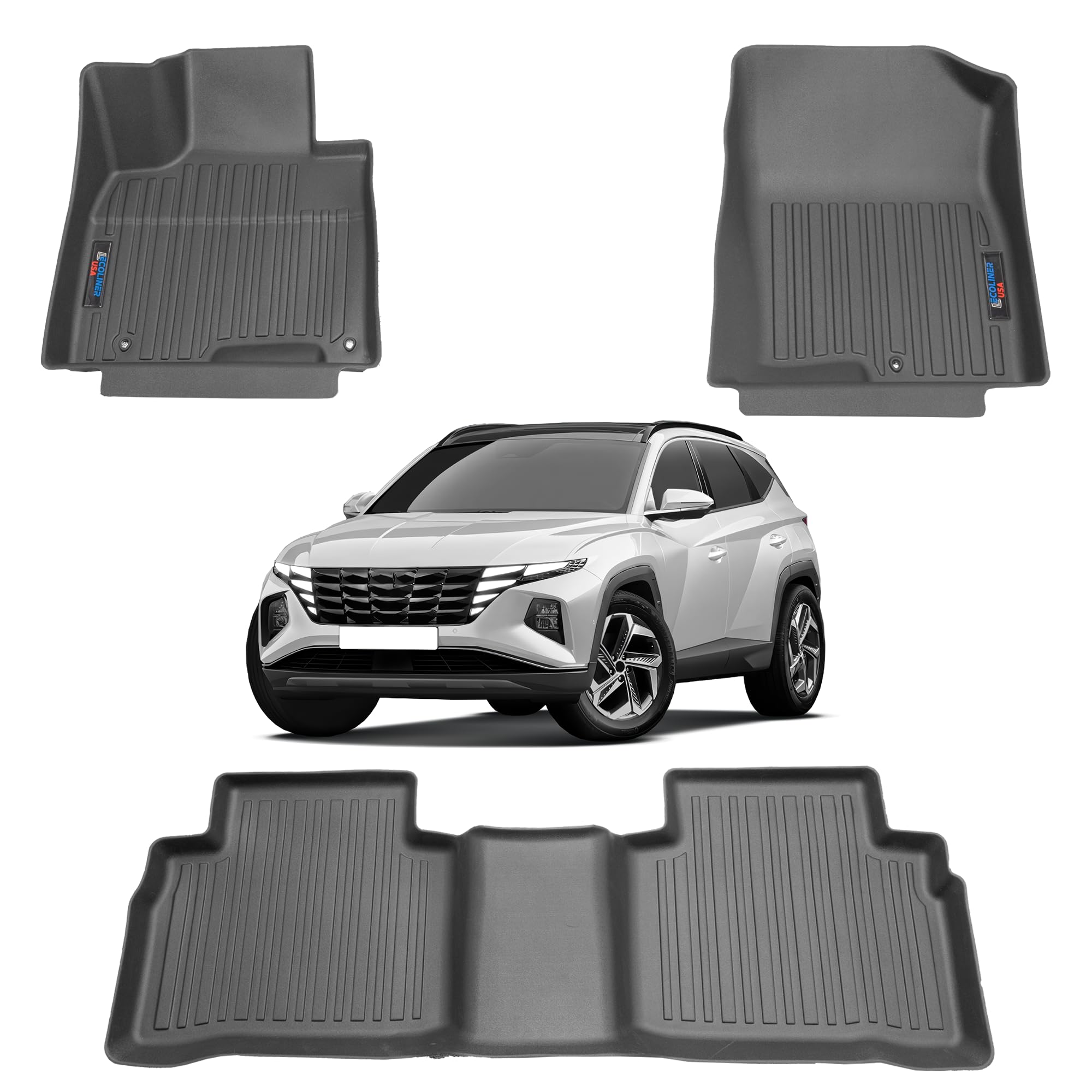 Juego de alfombrillas 3D para automóvil para Hyundai Tucson 2022-2024 ...
