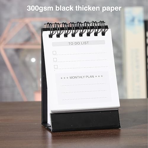 Miniatura 29 de Calendario de escritorio 2026-2027, calendario de 2 años desde enero de 2026 hasta diciembre de 2027, planificador mensual de mesa con calcomanías