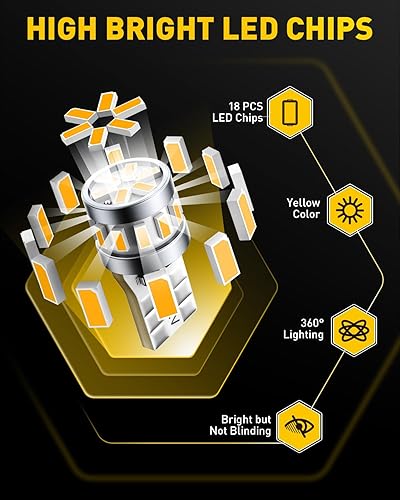 Miniatura 95 de AUXITO 912 921 luz LED de marcha atrás de 1000 lumen de alta potencia 2835 15-SMD, muy brillante y libre de error T15 906 W16W, 6000 K, luz blanca