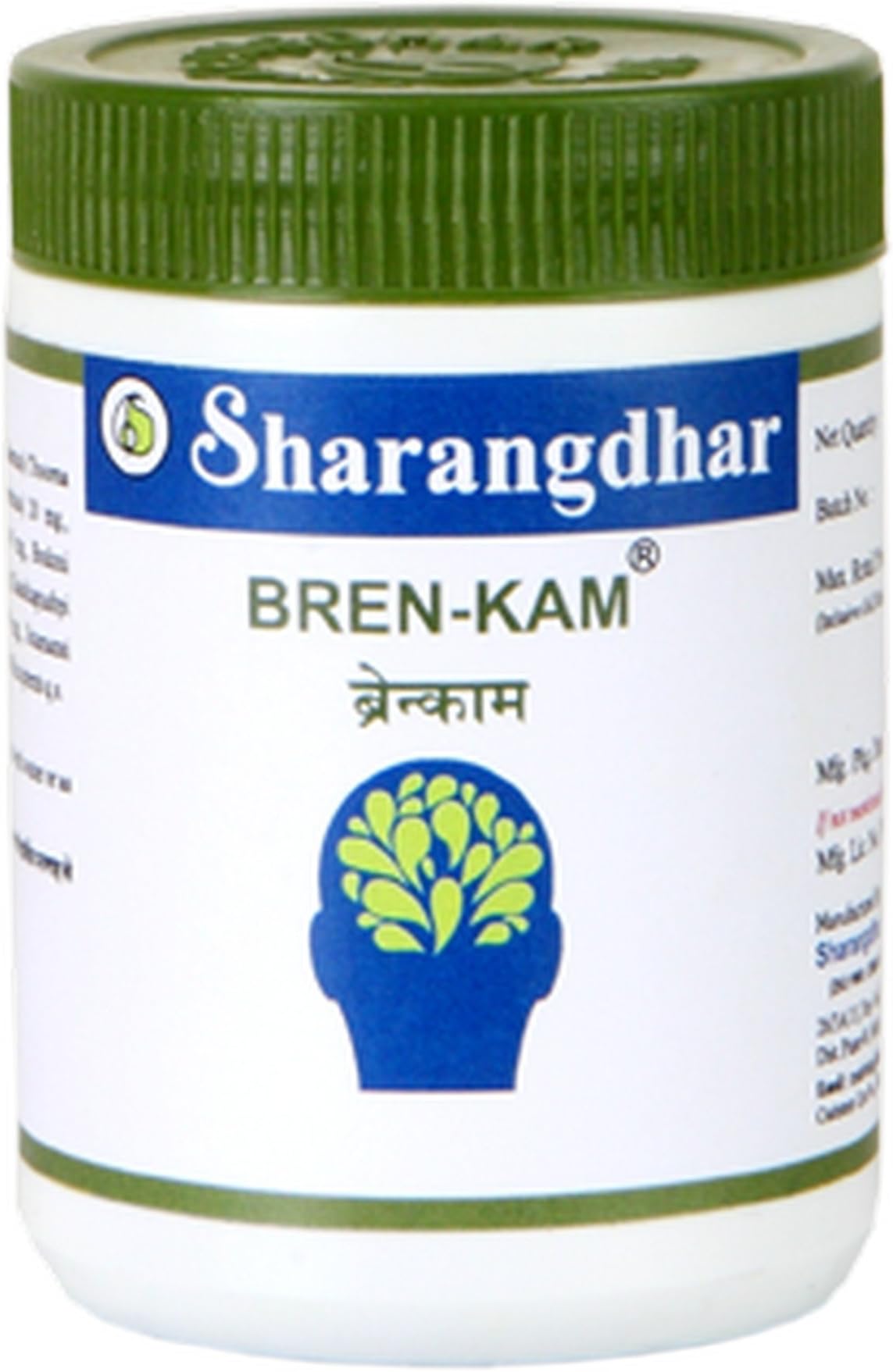Sharangdhar Pharmaceuticals Brenkam - 120 Tablets, Green