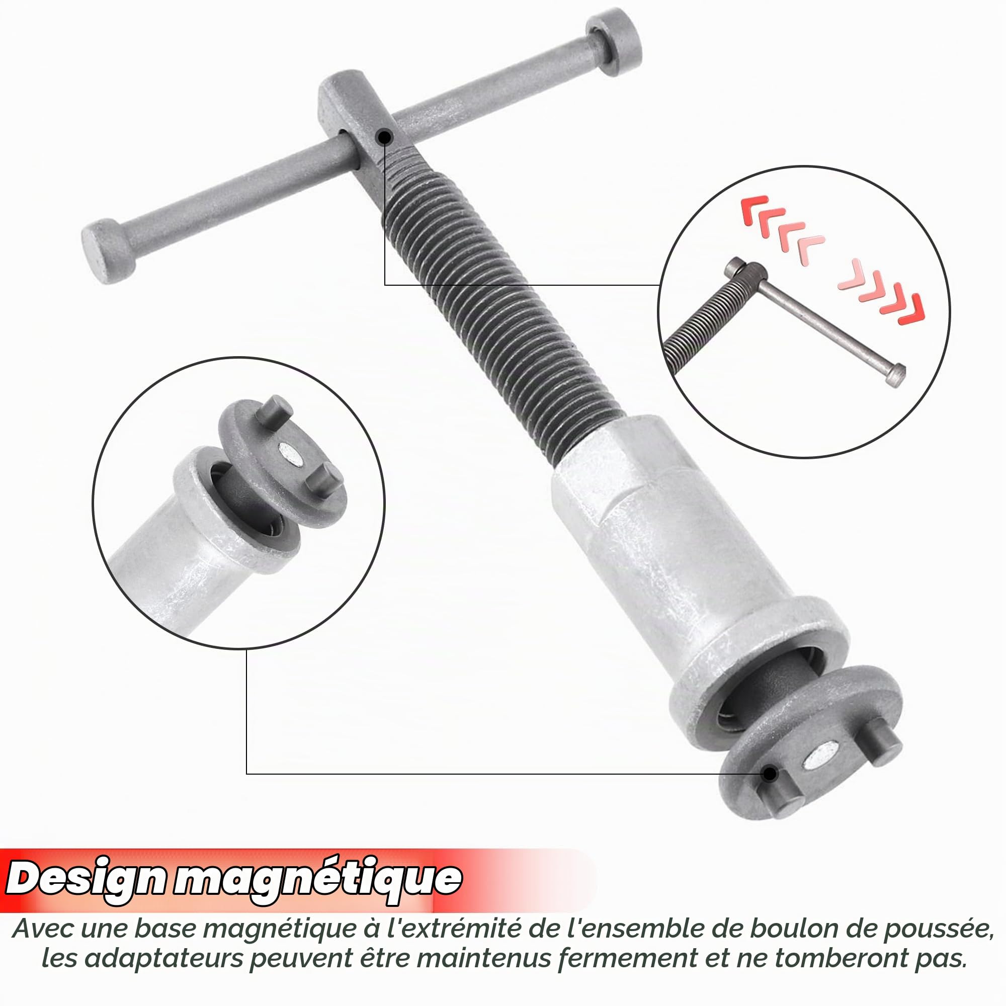VLAND Repousse Piston d'étriers de Freins Set, 22 pièces, Convient à la Plupart des véhicules