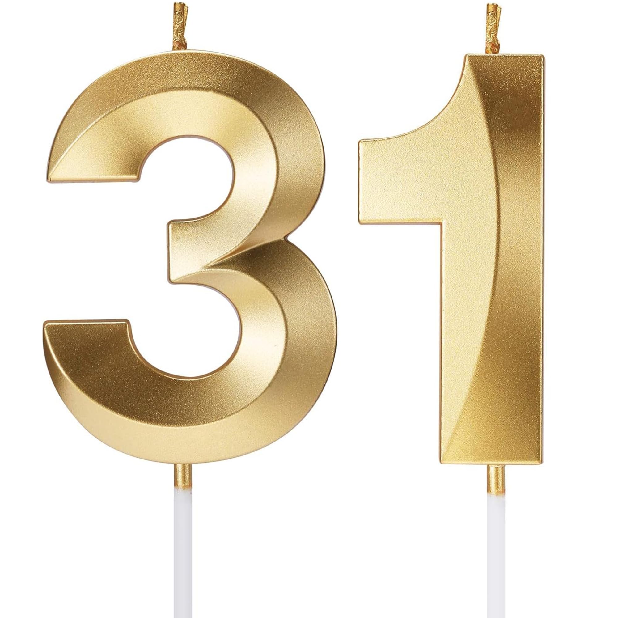 Birthday Candles Number Candles Age Year for Cakes Happy Birthday 3D Designed Wedding Anniversary Party Cake Topper Decorations