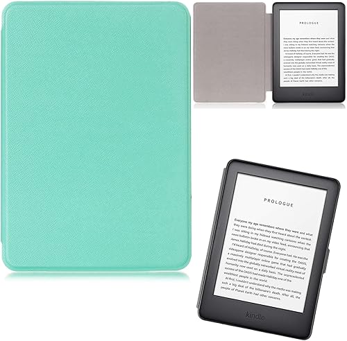 Miniatura 16 de Funda para Kindle (10ª generación 2019), piel sintética, delgada, ligera, con funda protectora inteligente de encendido y apagado automático para