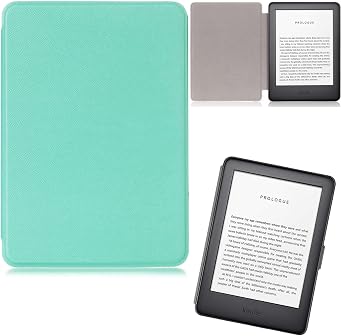 Case for Kindle 10th Generation 2019,PU Leather Slim Folio Lightweight Cover with Smart Auto Wake/Sleep Protective Case for All-New Kindle 10th Generation-2019 Release, Mint