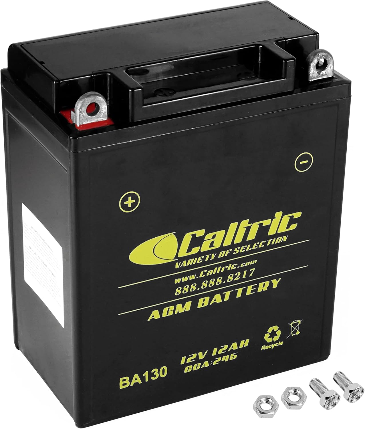 Caltric Agm Battery Compatible with Honda Vf500C Vf-500C Vf 500C V30 Magna 1984 1985