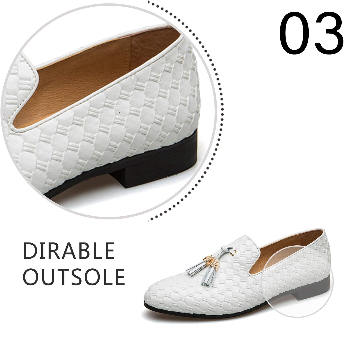 Men's Vintage Velvet Embroidery Noble Loafer Shoes Slip-on Loafer Smoking Slipper Tassel Loafer - Image 6