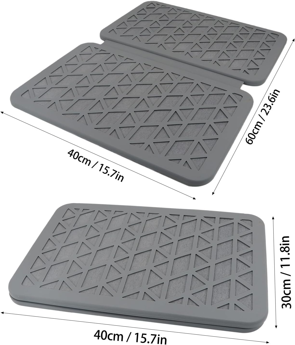 Dish Drying Mat, Draining Accessories for Tableware | Non-Slip Mat Pots | for Home Office Cafe Table Crafts Bowls Fruits Cutlery