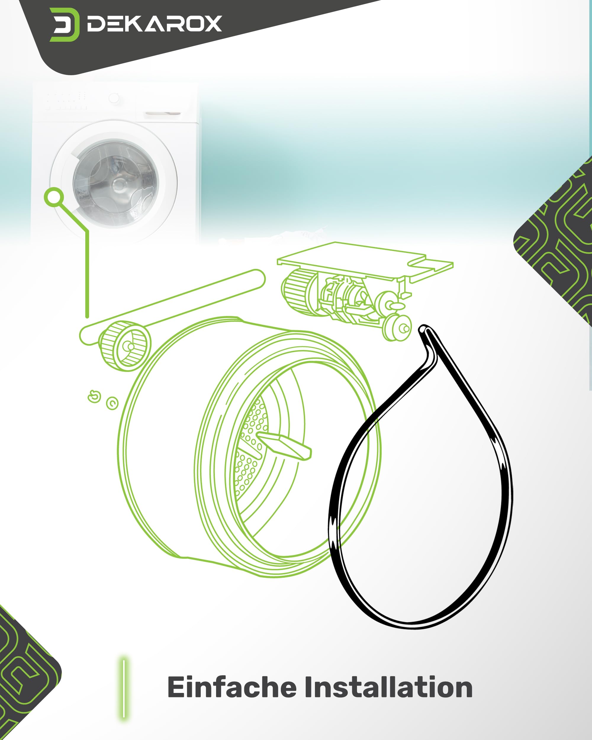 DL-pro Keilrippenriemen Für Miele Trockner – Passend Zu 5689130 & 1880PJ5, 1880mm Länge