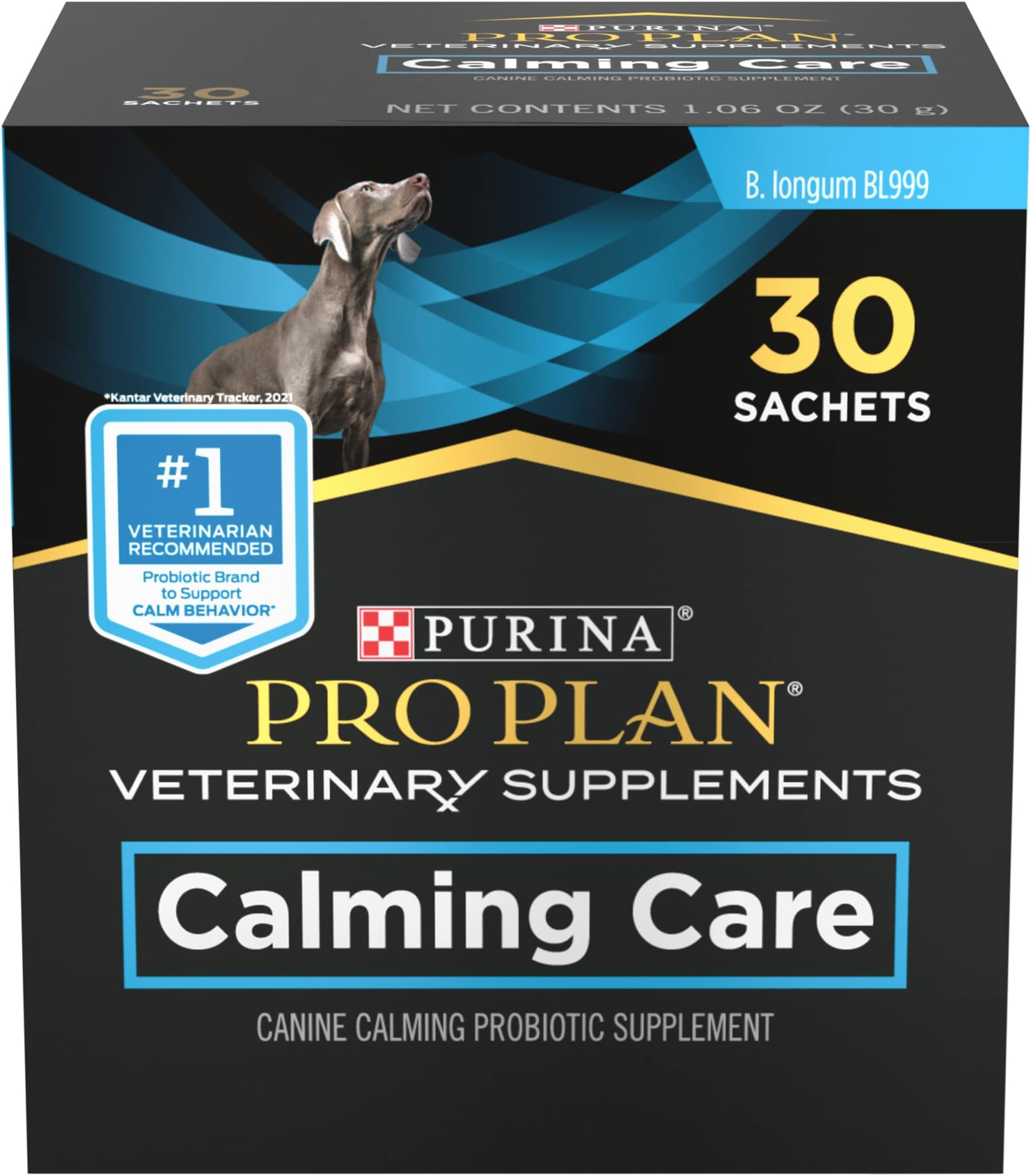 Purina Pro Plan Veterinary Diets Supplements Calming Care Canine Formula Dog Supplements - 30 ct. Box