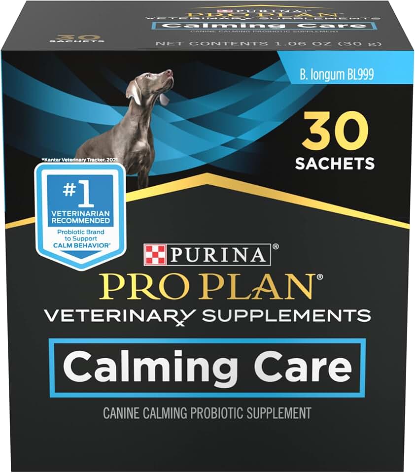 Purina Pro Plan 獸醫補充劑鎮靜護理 - 鎮靜狗補充劑 - 30 ct。盒子